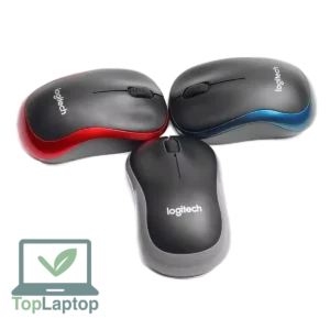 Logitech Muizen M185 rood, grijs en blauw