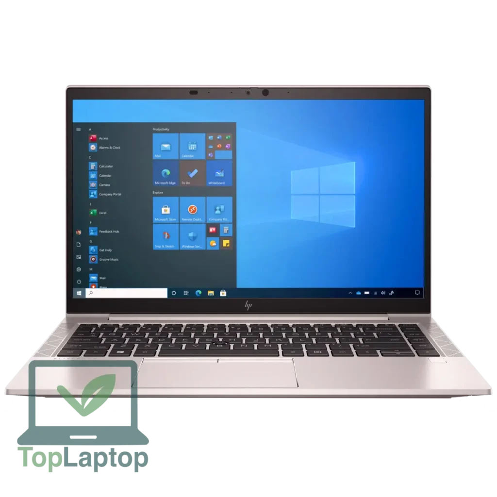 HP Elitebook 840 G8 zakelijke laptop met opengeklapt scherm
