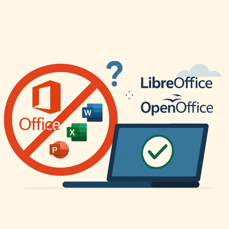 Vraagteken bij verschillende Office Suites