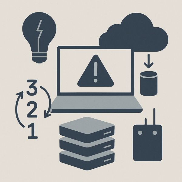 Blogafbeelding over stroomuitval