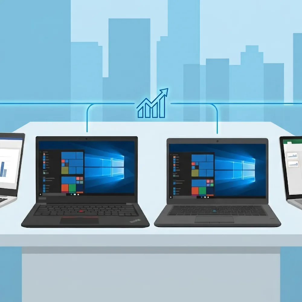 Laptop Keuzegids: Laptops op tafel